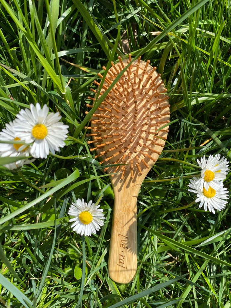Spazzola ovale grande in legno